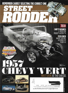 STREET RODDER 2017 JULY - SELECTING THE RIGHT CARB,'57 CHEVY CONVERTIBLE